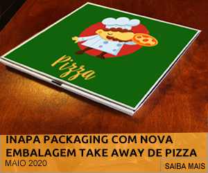INAPA PACKAGING COM NOVA EMBALAGEM CERTIFICADA DE TAKE AWAY PARA PIZZA